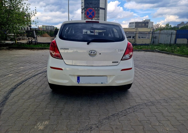 Hyundai i20 cena 19700 przebieg: 186000, rok produkcji 2012 z Kielce małe 67